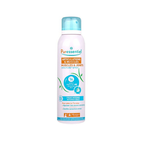 PURESSENTIEL - Articulations et muscles cryo pure spray 150 ml