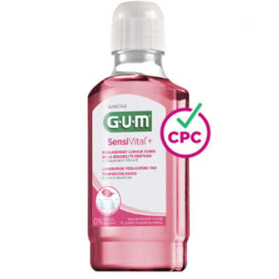 GUM - Bain de bouche sensivital + 300 ml ref 6081 | DERMO