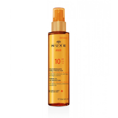 NUXE - Sun huile bronzante faible protection spf10 150 ml