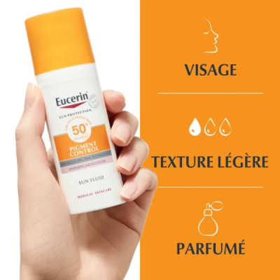 EUCERIN - Sun fluide pigment control 50 ml spf 50 | DERMO