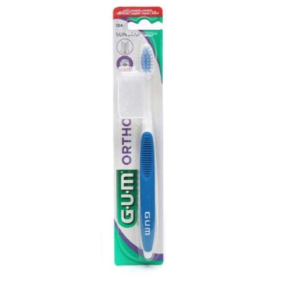GUM - Brosse a dents orthodontie ref 124 | DERMO