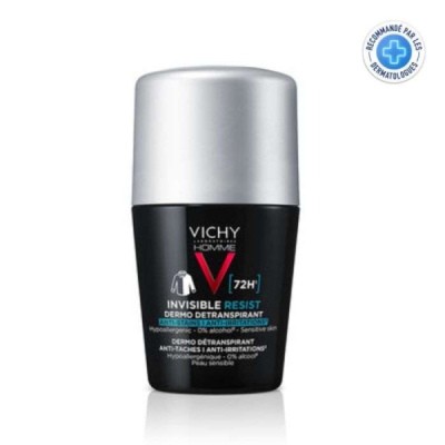 VICHY - Deodorant detranspirant 72h invisible homme 50 ml
