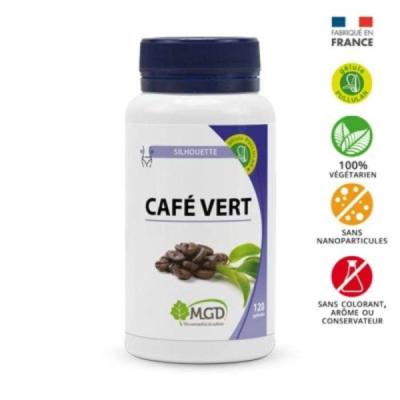 MGD NATURE - Cafe vert - 120 gelules | DERMO