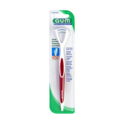 GUM - Gratte langue double action ref 760 | DERMO