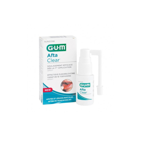 GUM - Aftaclear spray aphtes et lesions buccales 15ml ref 2420