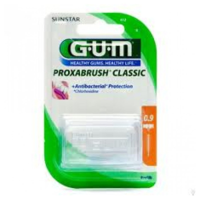 GUM - Recharge brossettes ultra fines par 8 unites 0.9mm ref