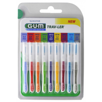 GUM - Multi pack traveler 10 references | DERMO