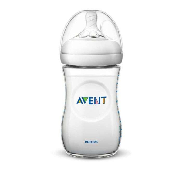 AVENT - Biberon natural response 3mois + 260 ml 9 oz