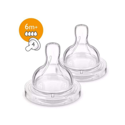 AVENT - Classique 2 tetines-6m+ / 4t | DERMO