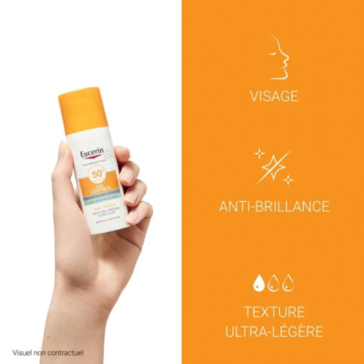 EUCERIN - Sun protect oil control spf 50+ toucher sec 50 ml