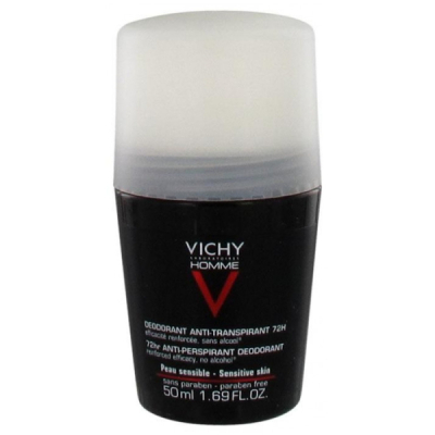 VICHY - Homme deodorant anti transpirant 72 h roll on 50 ml