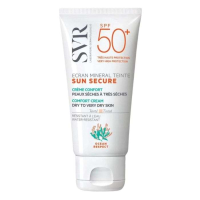 SVR - Sun secure ecran mineral teinte spf 50+ peaux seches a