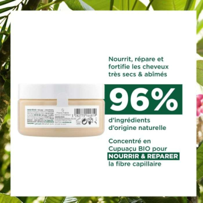 KLORANE - Masque reparation au beurre de cupuacu 150 ml