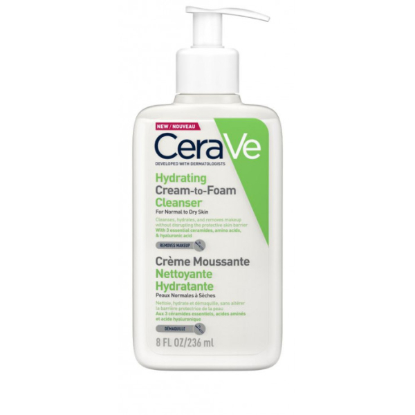 CERAVE - Creme moussante hydratante 236 ml