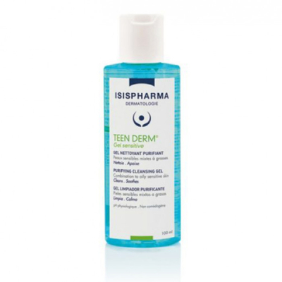 ISISPHARMA - Teen derm gel nettoyant sensitive 100ml | DERMO