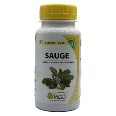 MGD NATURE - Sauge 120 comprimees | DERMO