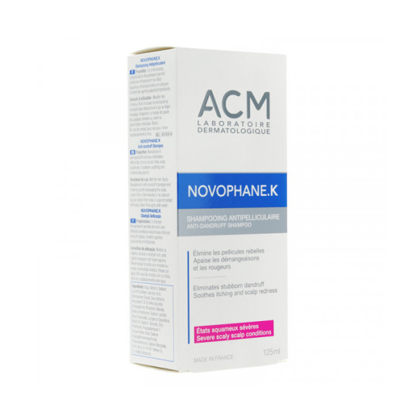 ACM - Novophane k shampoing antipelliculaire squames severes 125ml