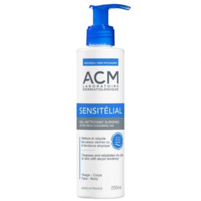 ACM - Sensitelial gel nettoyant surgras 200ml | DERMO
