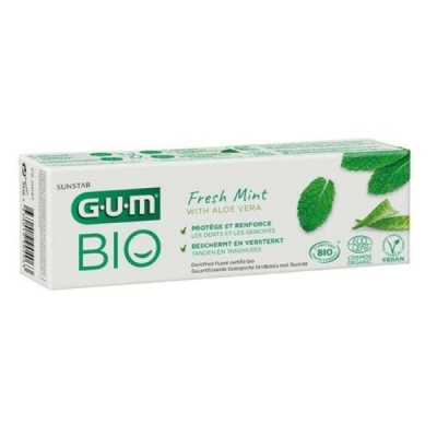 GUM - Dentifrice bio fresh menthe et aloe verra 75 ml ref
