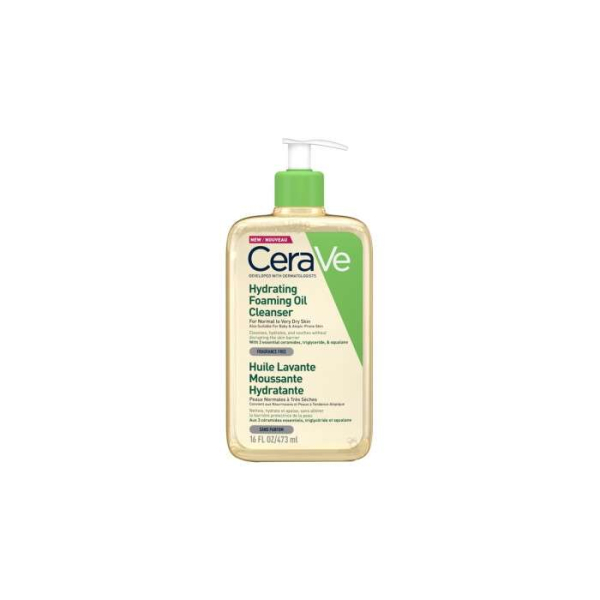 CERAVE - Huile lavante moussante hydratante 473 ml