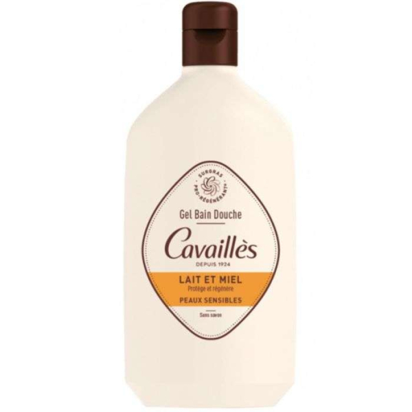 ROGE CAVAILLES - Gel bain et douche lait et miel peaux sensibles 400 ml