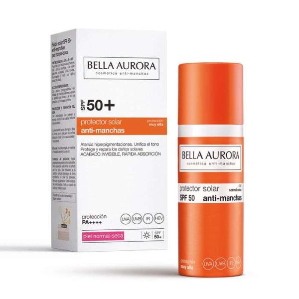 BELLA AURORA - Ecran depigm spf50 + peau normal a seche 50 ml