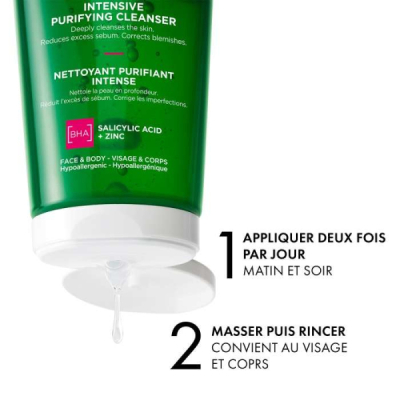 VICHY - Normaderm gel purifiant intense peau grasse et