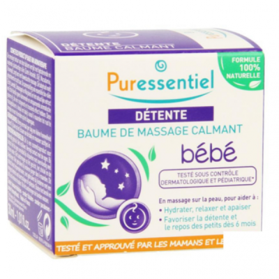 PURESSENTIEL - Sommeil detente baume de massage bb | DERMO