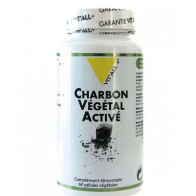 VIT'ALL+ - Charbon vegetal active 60 gelules | DERMO