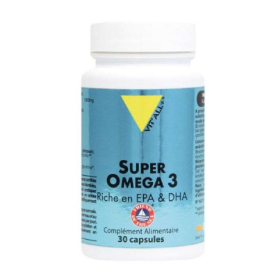 VIT'ALL+ - Super omega 3 30 gelules | DERMO