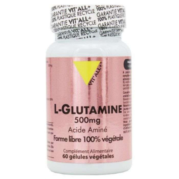 VIT'ALL+ - L glutamine 500mg 60 gelules