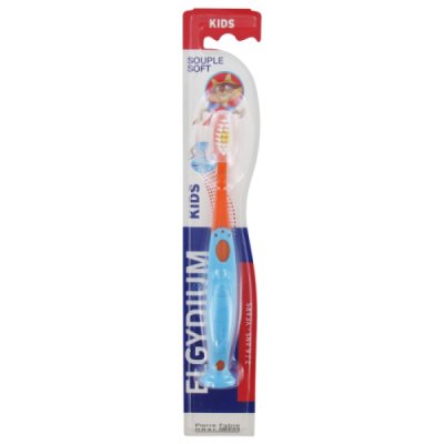 ELGYDIUM - Kids brosse a dents enfants souple 2 a 6 ans