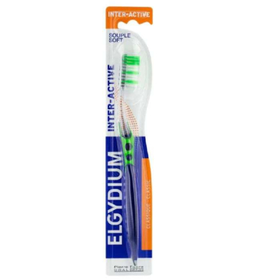 ELGYDIUM - Brosse a dents inter active souple | DERMO