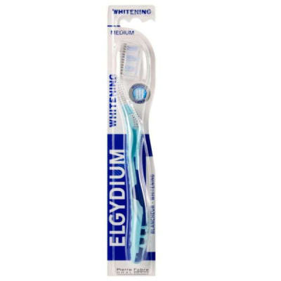 ELGYDIUM - Brosse a dents blancheur medium | DERMO