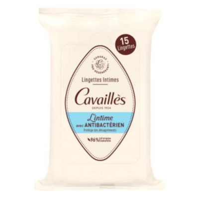 ROGE CAVAILLES - Lingette intime avec anti bacterien 15
