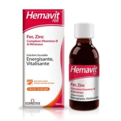 VITABIOTICS - Hemavit fer complexes vitamines b et minéraux
