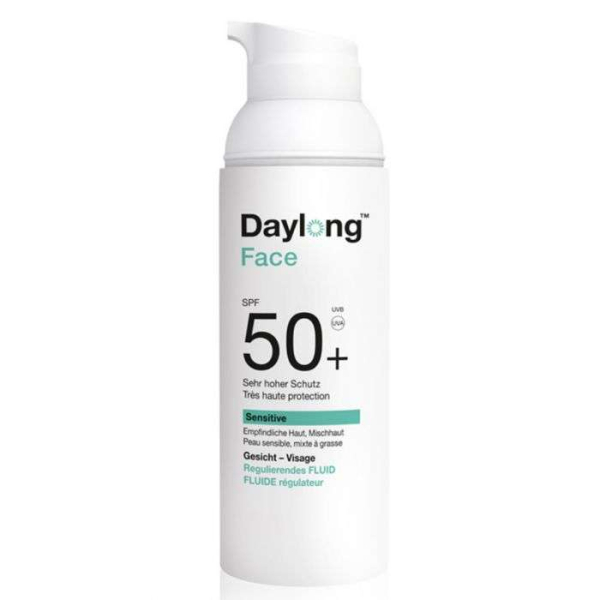 DAYLONG SPRING PHARMA - Face sensitive fluide regulateur spf 50+ tres haute protection 50 ml