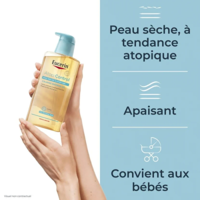 EUCERIN - Atopicontrol huile bain et douche 400 ml | DERMO
