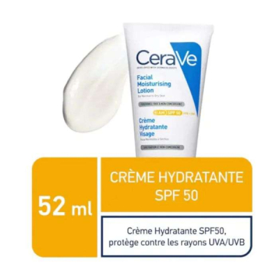 CERAVE - Creme hydratante visage spf 50 52 ml | DERMO