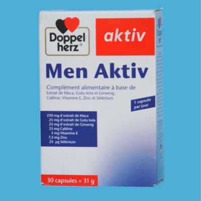 DOPPELHERZ - Men activ 30 comprimes | DERMO