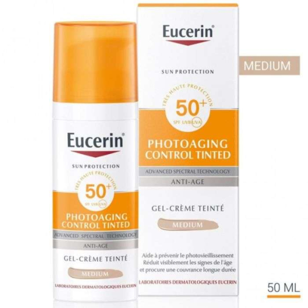 EUCERIN - Photoaging control tinted sun gel creme spf 50+ medium