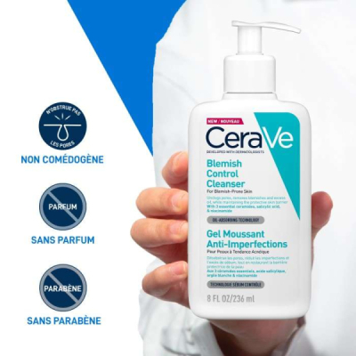 CERAVE - Gel moussant anti imperfections 236 ml | DERMO