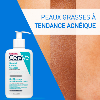 CERAVE - Gel moussant anti imperfections 236 ml | DERMO