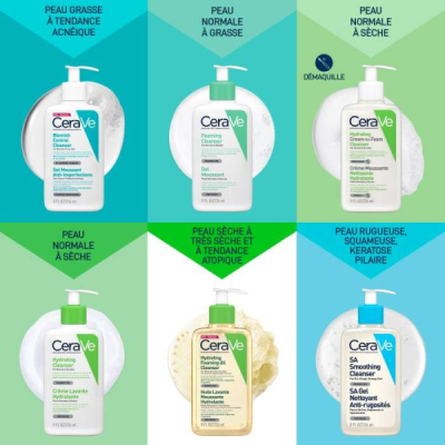 CERAVE - Gel moussant anti imperfections 236 ml | DERMO
