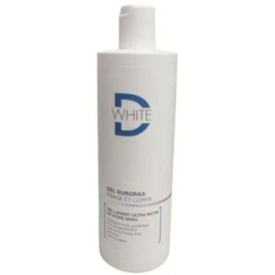 D-WHITE - Gel surgras visage et corps 400 ml | DERMO