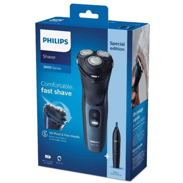 PHILIPS - Rasoir electrique serie 3000