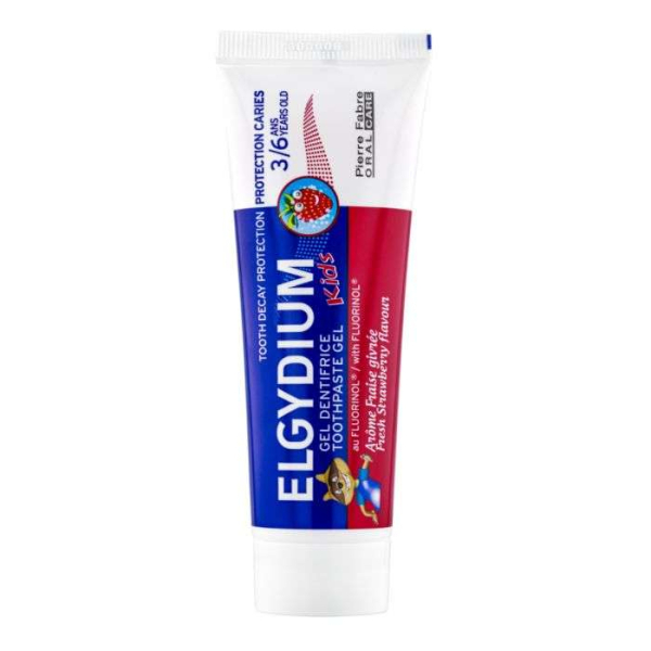ELGYDIUM - Dentifrice kids 3-6 ans gout de fraise