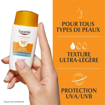 EUCERIN - Hydro protect fluide ultra legerspf 50+ tous types