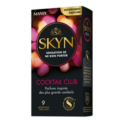 MANIX - Skyn cocktail club 9 preservatifs | DERMO