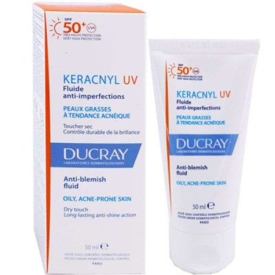 DUCRAY - Keracnyl uv fluide anti imperfections 50ml | DERMO